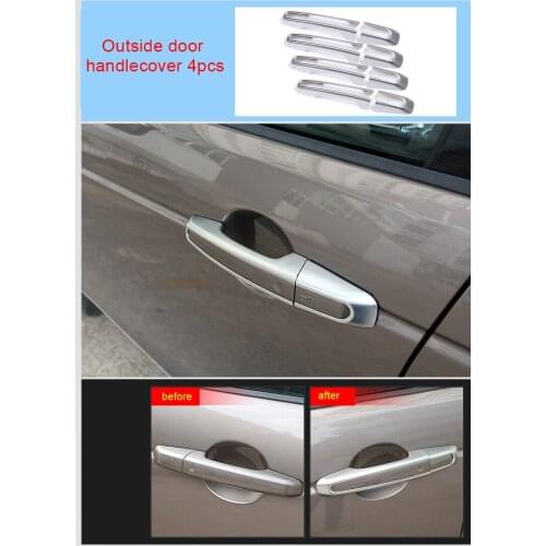 For Land Rover discovery 2015-2019 chrome Car exterior door handle cover 4pcs