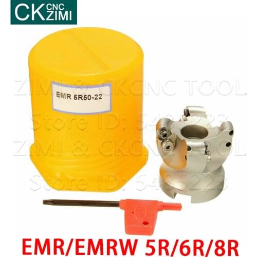 EMR EMEW 5R 6R 8R 50/63/80/100/125/160 22 27 32 40 4T 6T 7T 8T Face Milling Cutter Holder CNC Lathe Machine Tool for RPMW Insert
