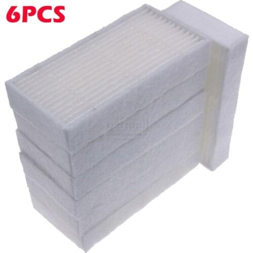 6PCS Sponge Hepa Filter 4PCS Side Brush Robot Vacuum Cleaner Parts For Chuwi ilife V55 V50 V5 V5s V3 V3s V50 pro X5 Accessories