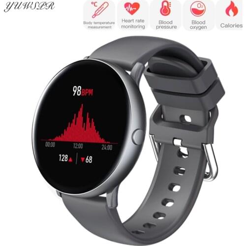 Women Fitness Tracker Watch Touch Screen Body Temperature Heart Rate Blood Pressure Men Women Sports Band Smart Bracelet S22T