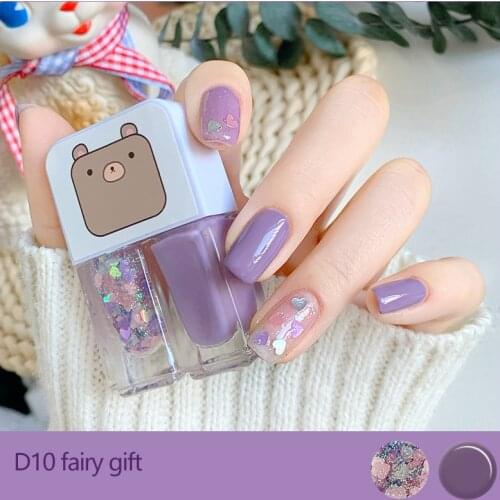 Maxfine Gel Polish Manicure Water-based Nail Polish Free Baking Long-lasting Quick-drying Gel Varnish Soak Off Nail Polish TSLM2