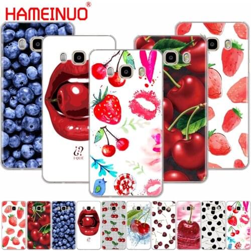 HAMEINUO fruit cherry Strawberry design cover phone case for Samsung Galaxy J1 J2 J3 J5 J7 MINI ACE 2016 2015 prime