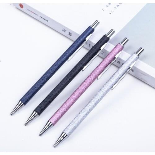 Creative Metal Mechanical Pencil 0.5mm/0.7mm Matte Platinum Versatile Pencil for Kids Writing Drawing Pen Replacement Stationary
