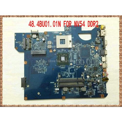48.4BU01.01N for Gateway nv54 laptop motherboard DDR2 554BU01031G MBWDG01001 MB.WDG01.001 Main board DDR2 Free CPU