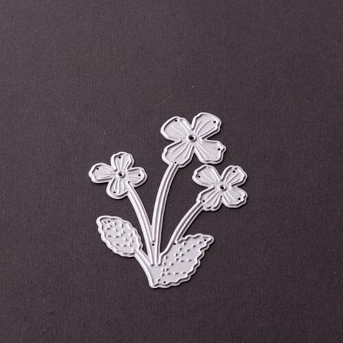 Metal three flowers die cutting dies for Scrapbooking/DIY Easter wedding Halloween Easter card
