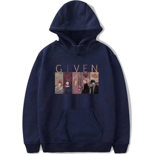 Kawaii GIVEN Anime Hoodies Men Women Yaoi Bl Given Harajuku Vintage Manga Unisex Streetwear Mens Sweatshirt Trend a Girl Tops