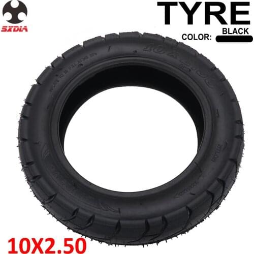 Motorcycle Size 10 inch 10x2.50 Tire Tube Bike Tubeless Vacuum Tyres For Electric Scooters Tricycle Stroller Wheel Pit Bike
