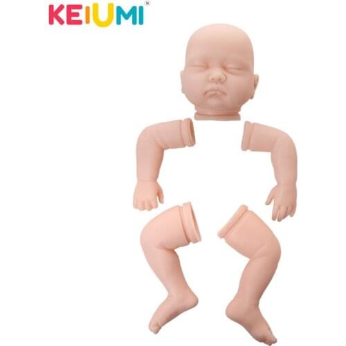 22''Dolls Accessories Reborn Baby Polyester Fabric Newborn Doll Kits Cloth Body Arms Legs Not Finished Baby Doll