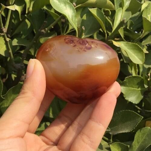 Natural Beautiful Carnelian Heart Shaped Red Agate Stone Ornaments