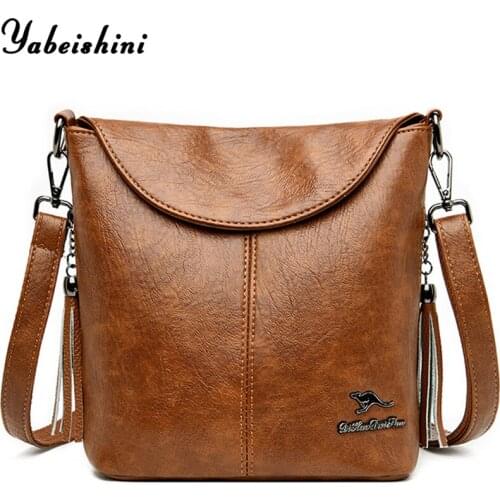 New Tassel Bags Luxury Handbags Women Bags Designer Soft Leather Shoulder Bag Female Sac a Main Vintage Crossbody Bags For Women