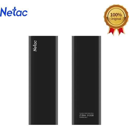 Netac Portable SSD 250GB External Hard Drive SSD 500GB 1TB 2TB External Solid State Drives SSD Disk USB Type C for Laptop