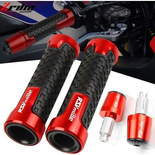 Motorcycles Handlebar Grips Handle Bar Cap End Plugs For Aprilia RSVMILLE RSV MILLE/R 2001 2002 2003 2004 2005 2006 2007 2008