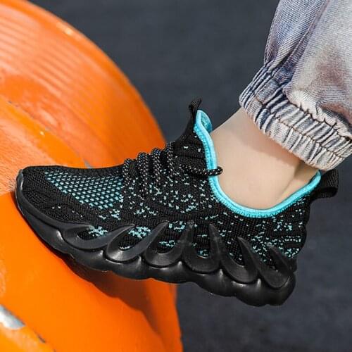 Sport Boys Sneakers Children Casual Shoes For Kids Sneakers Girls Shoes Running Footwear School Trainers Breathable Mesh Lace-up