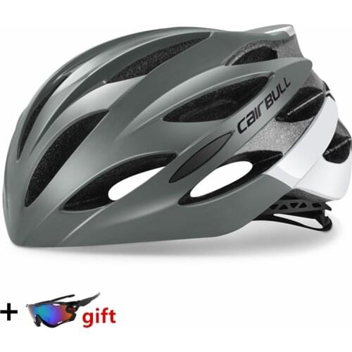 Ultralight Racing Cycling Helmet with Sunglasses Intergrally-molded fox aero MTB Bicycle Helmet Mountain Road Bike Helmet