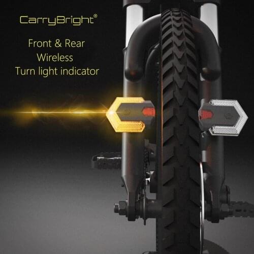 Bicycle light Bicycle outdoor front and rear panoramic intelligent wireless control riding turn signal