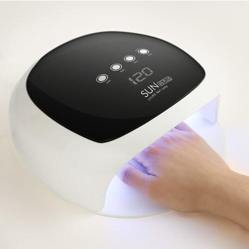 52W UV Light Nail Dryer SUN4 plus Professional UV LED Nail 365+405mm LED Light UV Gel Polish Lamp Nail Dryer Automatic Sensing