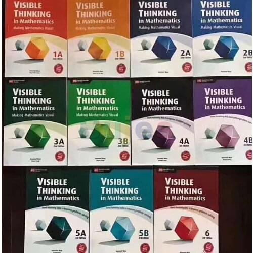 11 Books/Set SAP Visible Thinking in Math Book Grade,1-6 Children Learn Math Books Singapore Primary School Mathematics Textbook