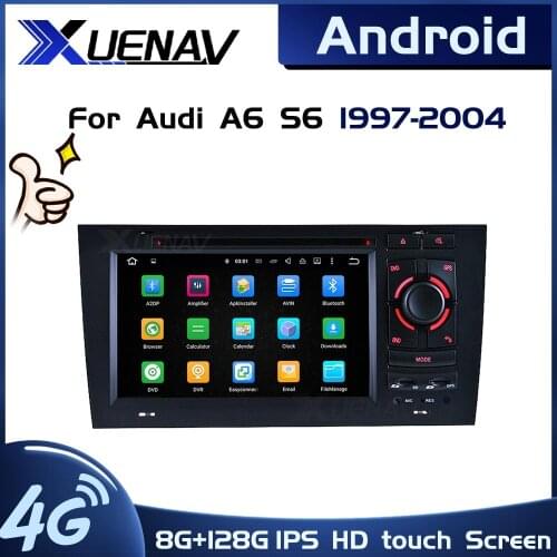 Car Multimedia GPS Navigation For Audi A6 S6 1997-2004 Video Radio Player HD Screen DVD Player Radio Stereo 2 din Head unit