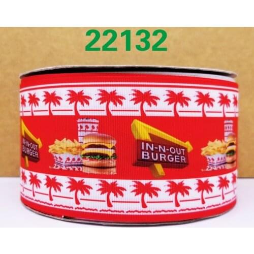 Free shipping 50 yard cartoon printed grosgrain ribbon 22209