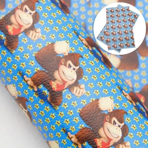 David accessories 20*33cm Animal Lychee Faux Synthetic Leather Fabric Sheets DIY Bow Bags Wallet Phone Case Scrapbook,1Yc10617