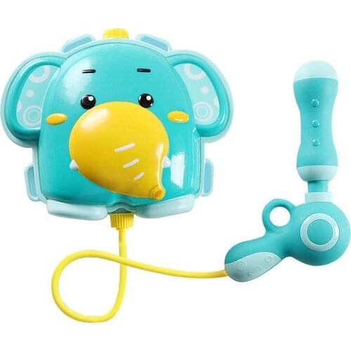 Elephant Water Gun Backpack Water Guns Sprayer For Children Kids Boy Girl Pressure Backpack Water Spray Toy Summer Outdoor Toys