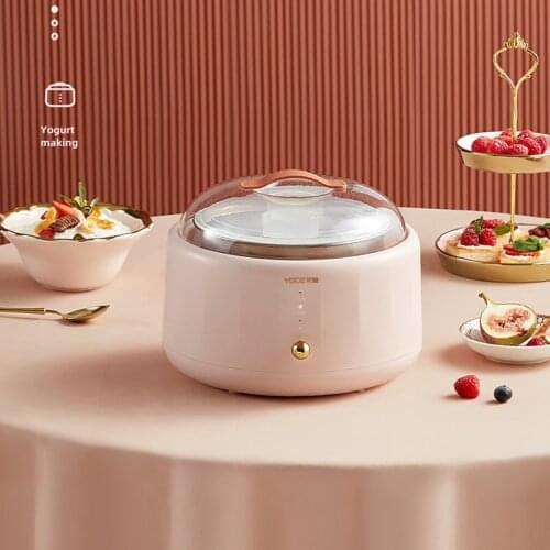 220V Electric Automatic Yogurt Maker Constant Temperature Yogurt Machine DIY Yogurt Rice Wine Natto Tools tainless Steel Liner