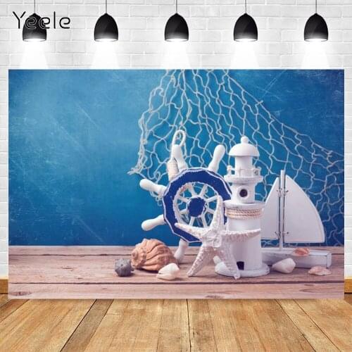 Yeele Photocall Backdrop Birthday Party Decor Navigation Pirate Rudder Portrait Photography Photozone Photo Studio Backgrounds
