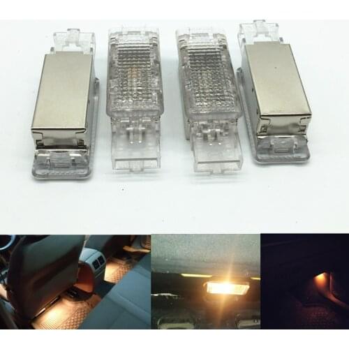 Car interior light halogen Footwell Light Foot Step Space Lamps For VW PASSAT B6 Golf 6 MK6 VI JETTA 5 6 MK6 Tiguan 7L0 947 415