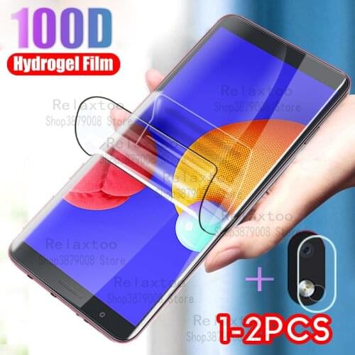 100D Hydrogel Film For Samsung Galaxy A01 core Screen Protector For Samsung m01core a 01 Camera Len Glass phone protection film