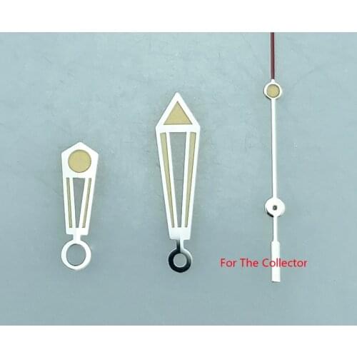 HOT Red Marker Silver Watch Hands Copper Fit Miyota8215 DG2813 Mov't Mods 007 Style Watch Super Green Luminous