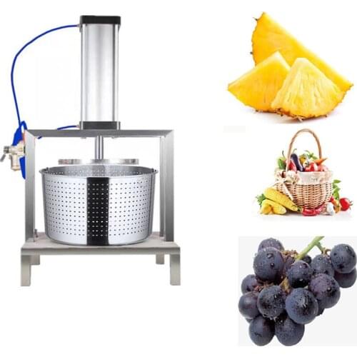Large Capacity Commercial Juice Press Stainless Steel Pneumatic Grape Honey Juicer Vegetable Dehydration Machine