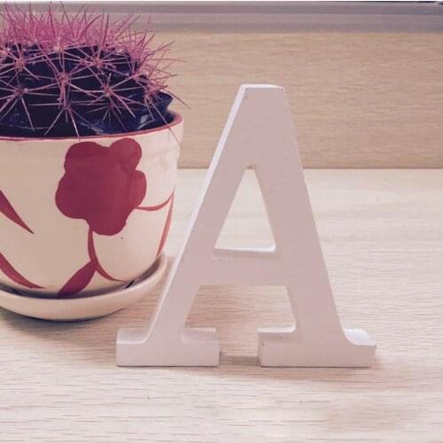 Creative Thick Wooden Letters Alphabet Wedding Party Birthday Home Decorations Crafts Arts деревянные буквы алфавита