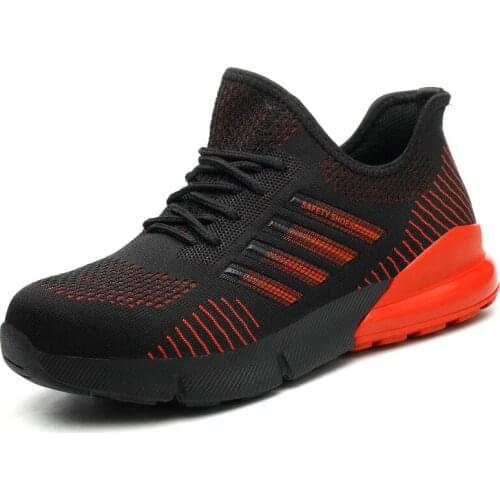 Luxury Designer Sneakers Steel Toe Cap Women Men Work Safety Shoes Light Non-slip Brand Safety Boots Indestructible Shoes 2021