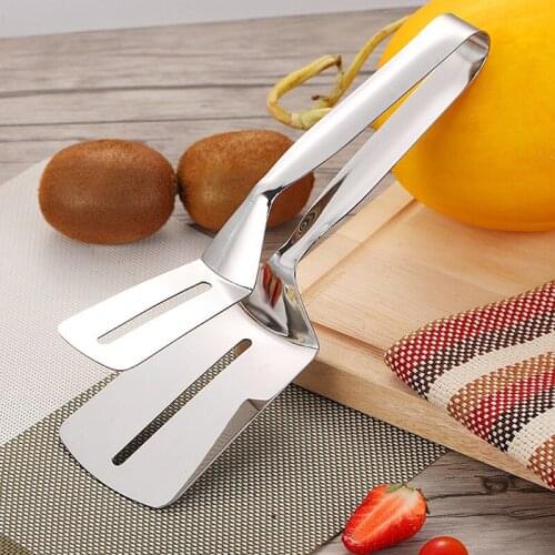 Kitchen Cooking Tools Stainless Steel Barbecue Clip BBQ Tongs Fried Shovel Bread Meat Vegetable Clamp Cooking Gadgets Cocina