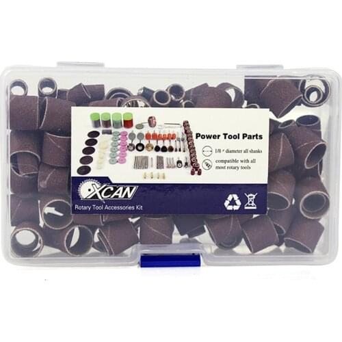 New 132 Pcs Electric Grinder Sand Ring Set Electric Drill Grind Accessories Manicure Tools Wood Carving Grinding Polishing Tool