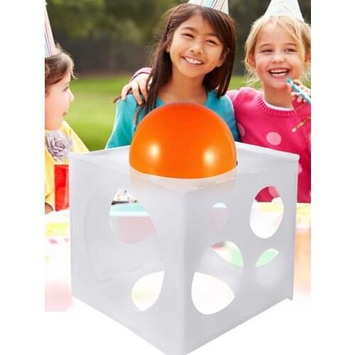 New 11 Holes Balloon Sizer Box Balloon Arches Columns Make Balloon Size Measurement Tool For Birthday Party Decoration