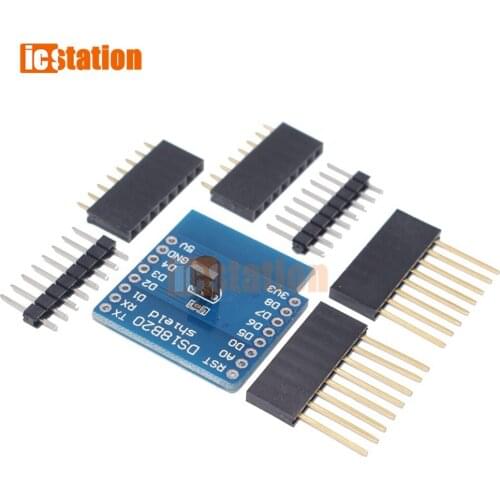 DS18B20 Temperature Sensor Shield for Wemos D1 Mini Wifi Extension Board D1 Mini Pro ESP NodeMCU