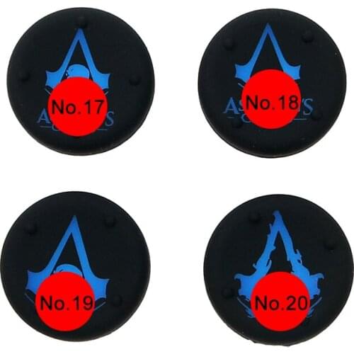4pcs Silicone Analog Thumb Stick Grips Cover For Xbox 360 One Playstation 4 For PS4/PS3 Pro Slim Gamepad Joystick Cap Cases