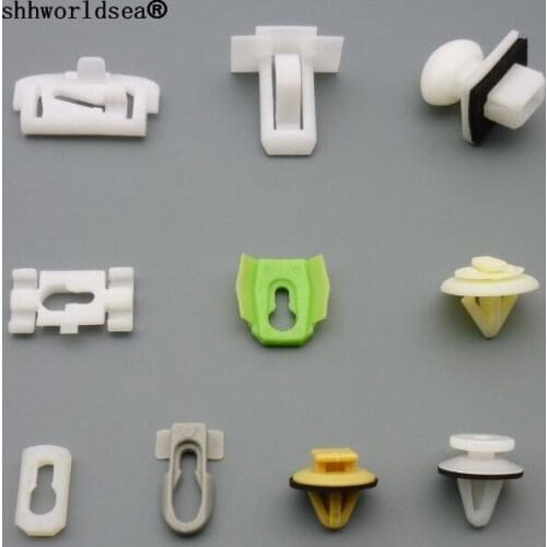 Shhworlsea Car Universal Door Trim Panel Clip Fasteners Auto Bumper Rivet Retainer Push Engine Fender Fastener Clip