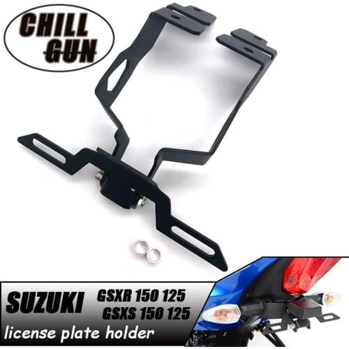 Motorcycle Rear License Registration Plate Adjustable License Plate Holder For SUZUKI GSXR150 125 GSXS150 125 2017-2019 gsxr150
