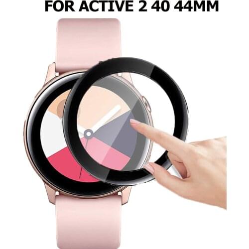 Protective Film 20D Tempered Softs Screen Protector For Samsung Galaxy Watch Active 2 44mm 40mm Protection Screen protector Film