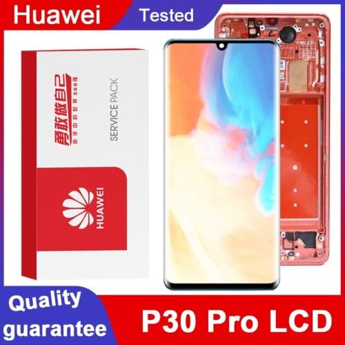 100% Original 6.47" OLED LCD Display Replacement for Huawei P30 Pro LCD Touch Screen Digitizer Assembly VOG-L29 VOG-L09 VOG-L04