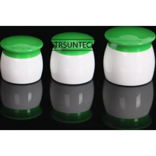 100pcs 15g/20g/30g Plastic Refillable Bottles Cosmetic Empty Cosmetic Jars Pot Eyeshadow Face Cream Container F2281