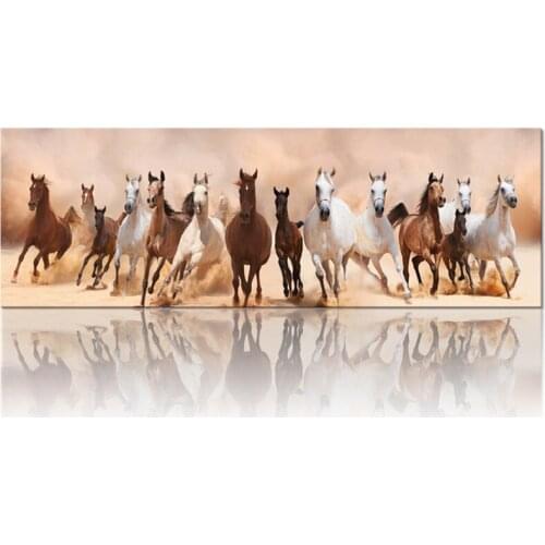 5d Diy Diamond Painting Running Horses Cross Stitch diamonds embroidery Full Square rhinestone Round Mosaic Diamond ZP-2577