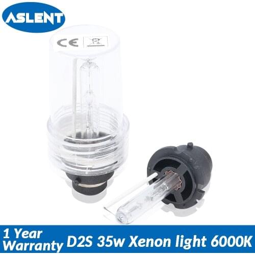 Aslent 2pc D2S D2R D2C Xenon light HID Bulbs CBI HID Car xenon headlight bulb lamp D2 headlight for Auto lights 6000K 12V 35W