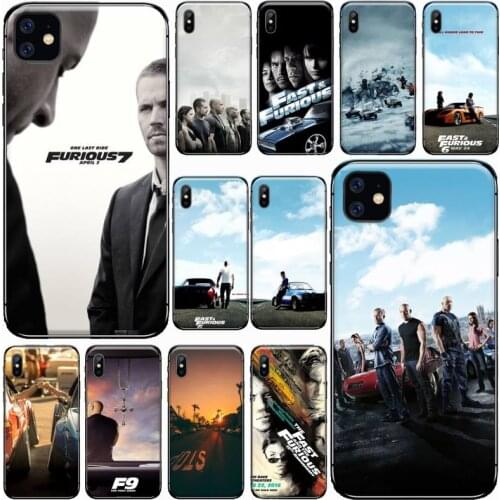 Fast And Furious Moive 7 Phone Case for iPhone 11 12 pro XS MAX 8 7 6 6S Plus X 5S SE 2020 XR Luxury brand shell funda coque