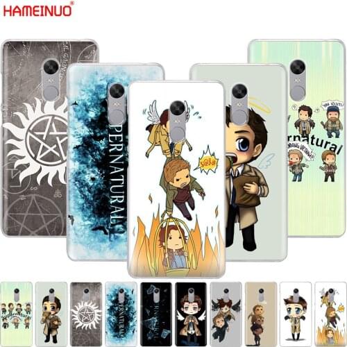 HAMEINUO cool Supernatural tv logo Cover phone Case for Xiaomi redmi 5 4 1 1s 2 3 3s pro PLUS redmi note 4 4X 4A 5A