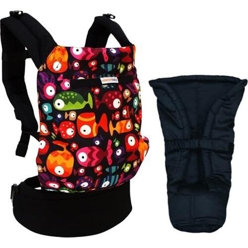 SERESSTORE SolomomBaby Ergonomic Kangaroo Baby carrier different patterns special design (0-4 Ages)