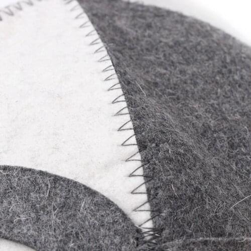 Wool Felt Sauna Hat Anti Heat Russian Banya For Bath House Head Protection