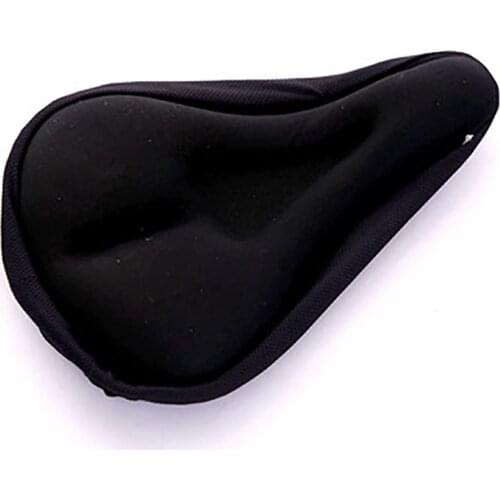 Slow Rebound Sponge Memory Foam 3D Saddle Cushion New Mountain Bike Cushion Cover Bicycle Gel Silicone Cushion Cover
